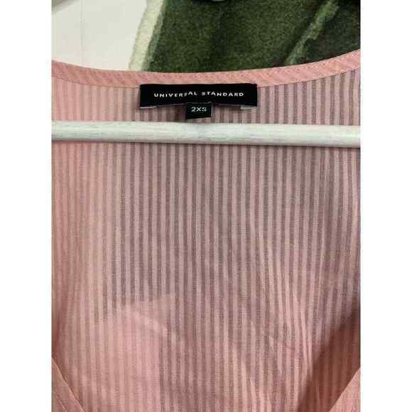 Universal Standard Dress 2XS 6-8 Cole Caftan Maxi Dress NWT Rose Tan - Picture 3 of 5